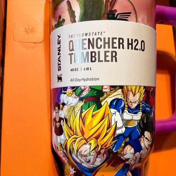 Stanley Dragon Ball Z Purple and Multicolor Quencher H2.0 Tumbler - Picture 2 of 10